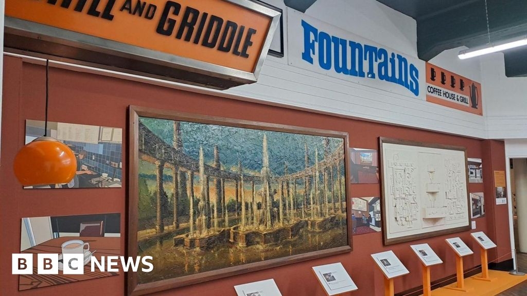 Beloved items from Fountains Café in Bradford go on display