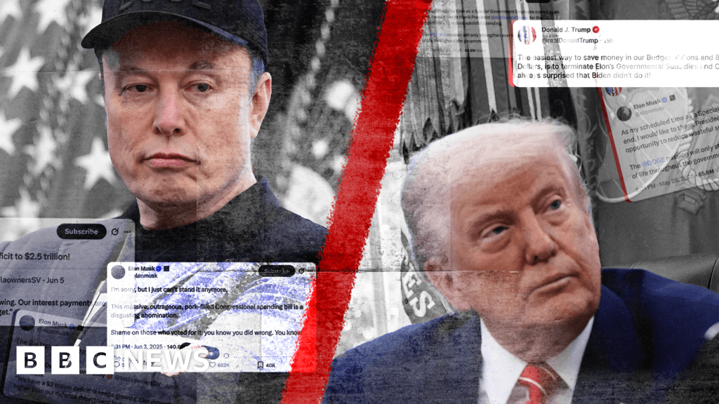 Trump and Musk: The 10 days that unravelled their relationship