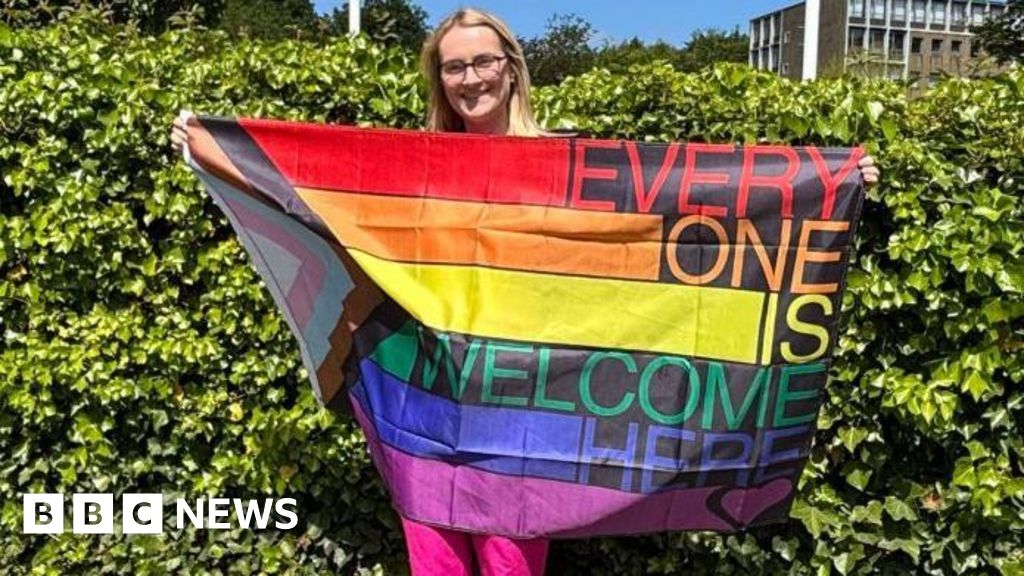 Pride and Ukraine flags at Reform-led Durham County Council removed