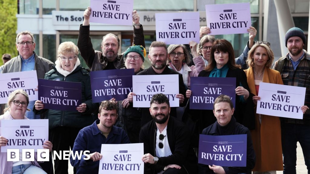 River City stars protest soap's cancellation at Scottish Parliament