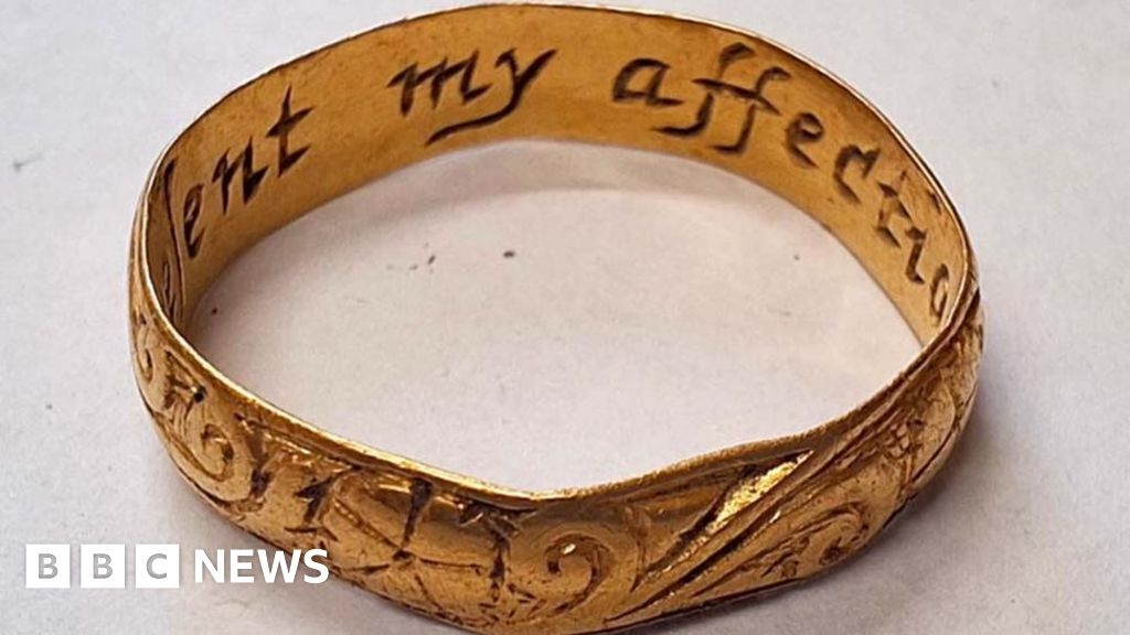 Lover's ring found in field by detectorist goes on display in Lancaster