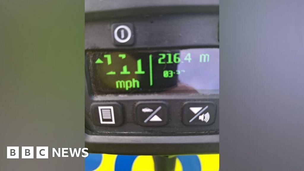 Driver stopped in Terrington St John with kids doing 111mph