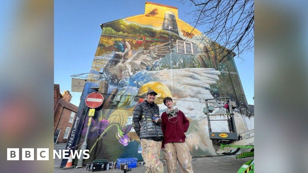 Sleaford dental practice mural by Peachzz puts smiles on faces