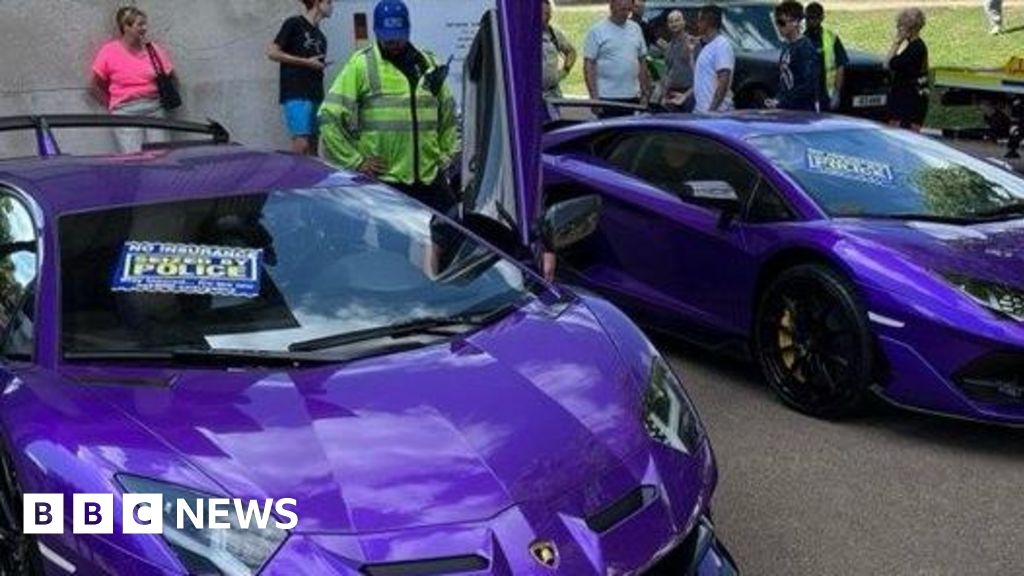 Twin Lamborghinis seized in central London supercar crackdown