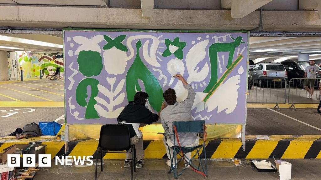 Southampton artists give West Quay car park an urban glow up