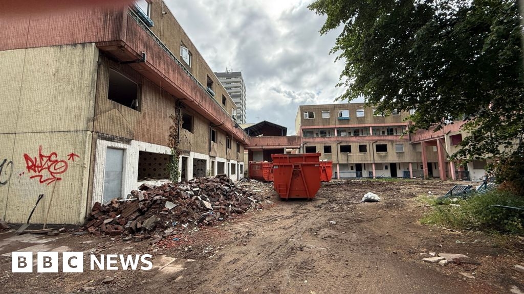 Demolition finally begins in Coventry on 1960s housing estate