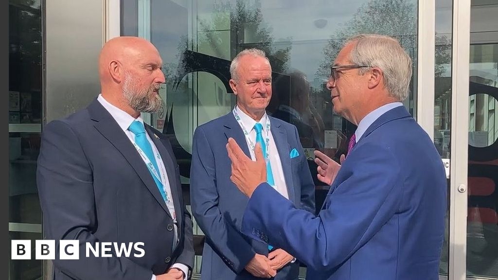 Farage meets councillors after big gains in Northamptonshire