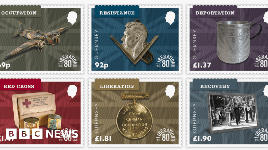 Commemorative stamps released for Guernsey liberation anniversary