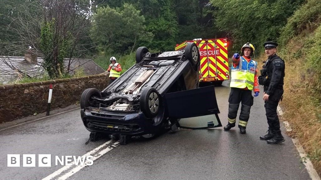 Rainfall sparks 'hazardous' driving conditions and crashes