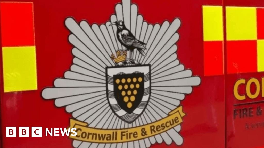 Firefighters tackle property blaze in south-east Cornwall