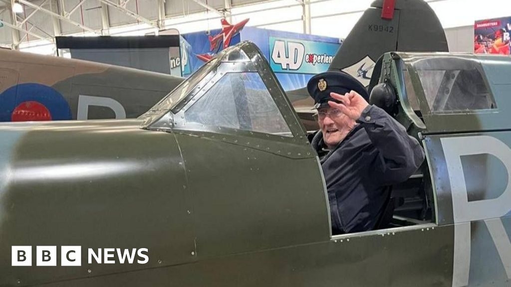 Spitfire dream comes true for 89-year-old care home resident John
