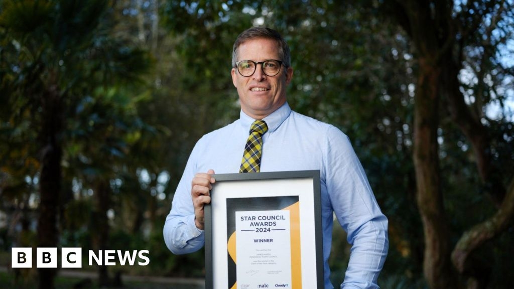 Penzance Council town clerk honoured to win national award