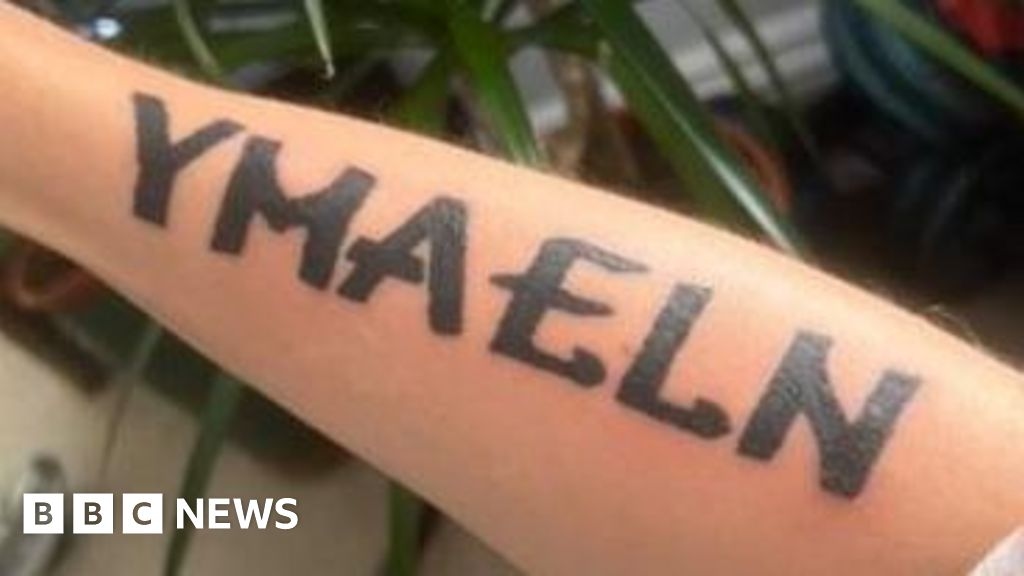 Rhondda man's 'hilarious' Welsh tattoo misspelling goes viral