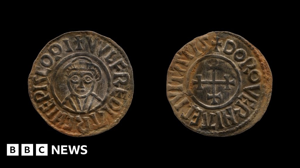 Missing Herefordshire Viking treasure coin unearthed in Croydon
