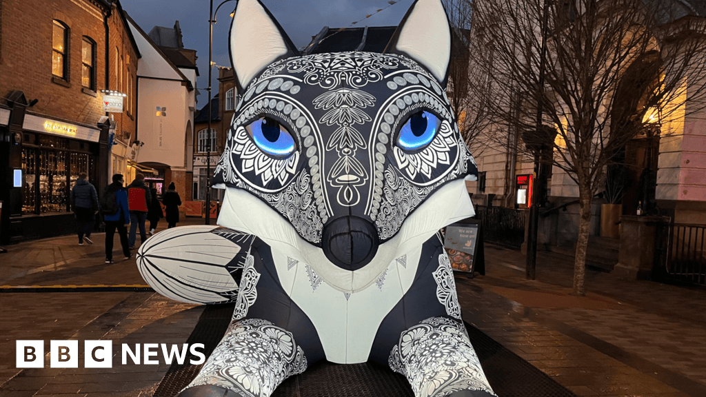 Leicester city centre illuminated for three-day light festival