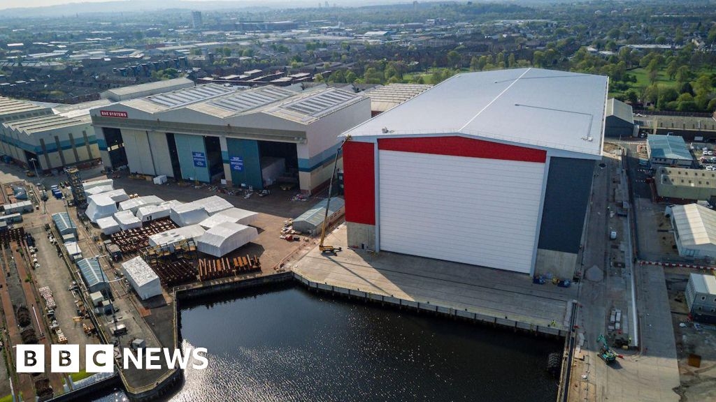 Giant Janet Harvey shipbuilding hall opens on Clyde in Glasgow