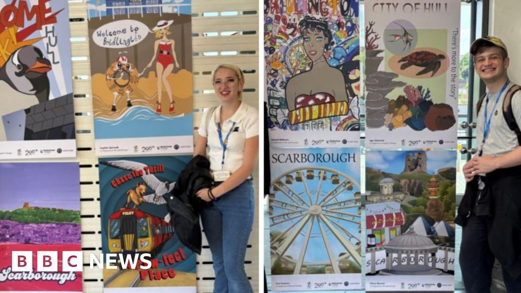 Yorkshire railway posters reimagined for 200th anniversary