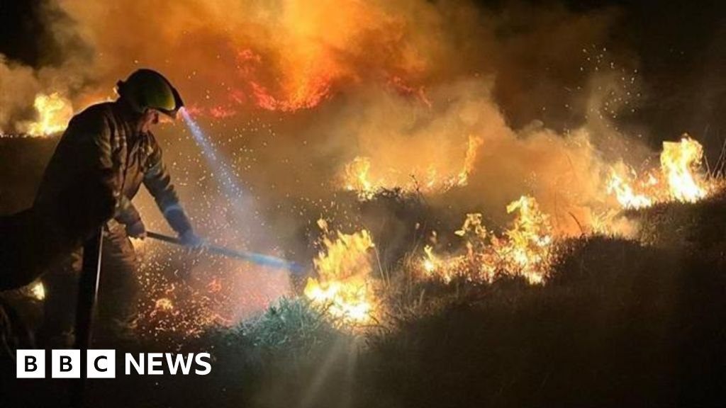 Lizard Peninsula gorse fire 'suspected arson attack'