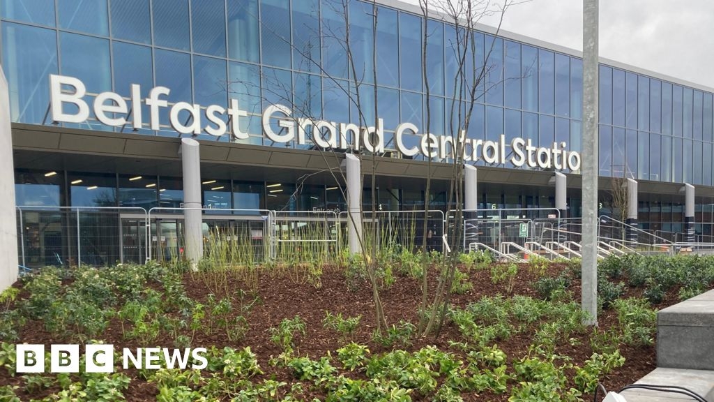 Belfast Grand Central Station: No Irish signage for at least six months