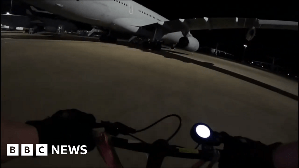 Pro-Palestinian activists break into RAF Brize Norton to daub planes