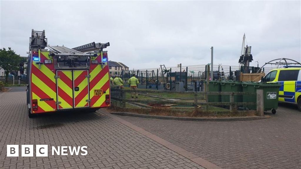 Teenagers rescued from Maryport children's play park