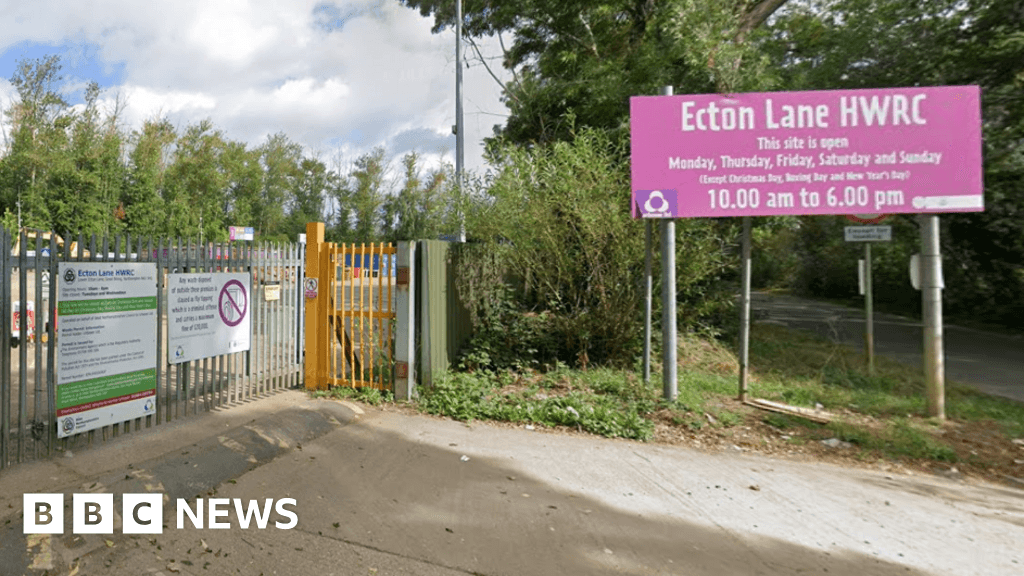 Northampton waste recycling centre fire tackled by crews