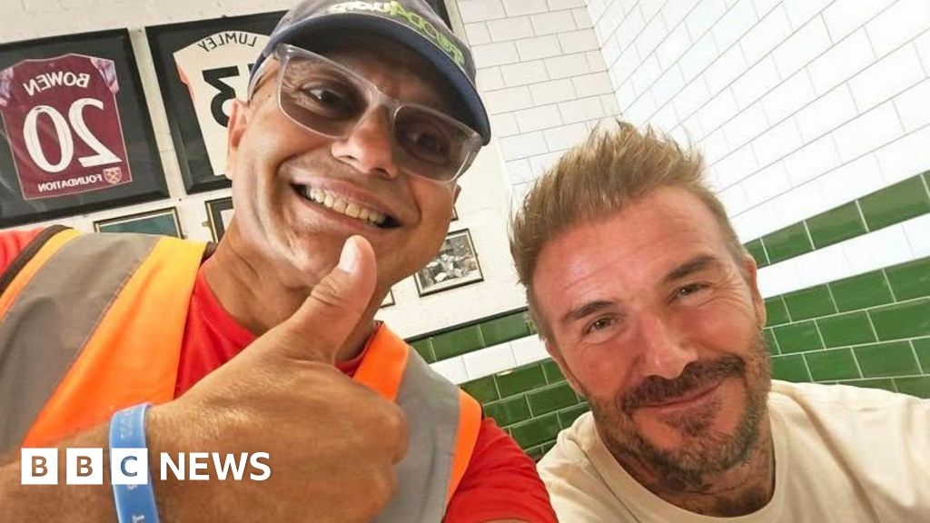 Fan feels terrible for crashing Sir David Beckham's meal in Essex