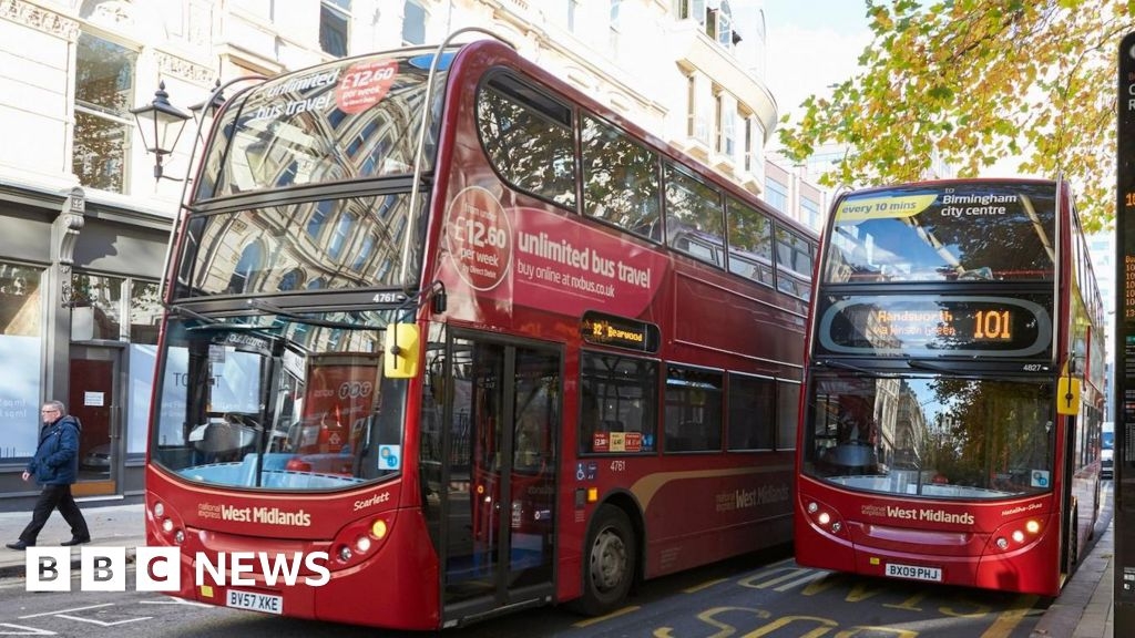 Changes to West Midlands bus timetables due to start on Sunday