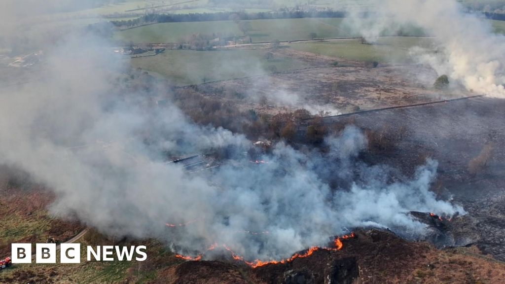 Wildfire action call made by MP as moorland burns in Peak District