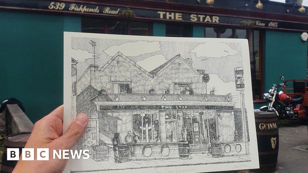 Bristol sketch artist pays homage to British pub culture