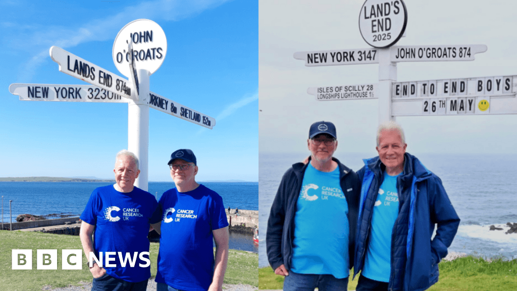 Prostate cancer brothers from Crawley complete car challenge