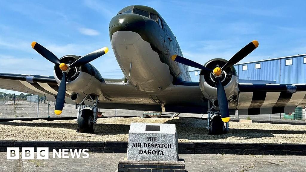 RAF Brize Norton's Dakota Gate Guardian plane restored
