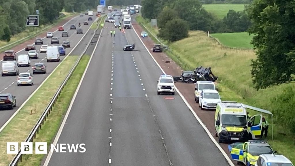 Girl, 6, and boy, 1, among injured in four-vehicle M6 crash