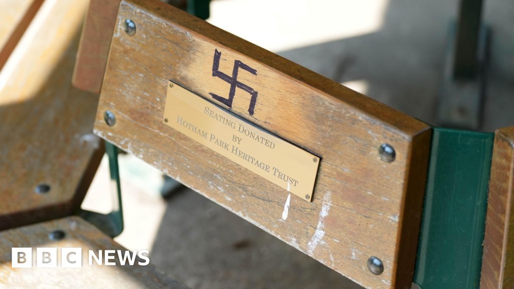 Police investigate swastikas on Bognor park benches