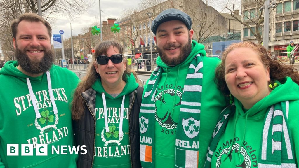 St Patrick's Day: Dublin goes green to celebrate patron saint