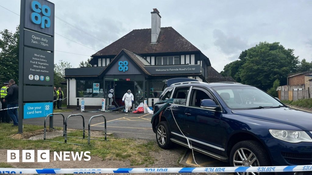 Thieves smash a Co-op shopfront in Christchurch and steal an ATM