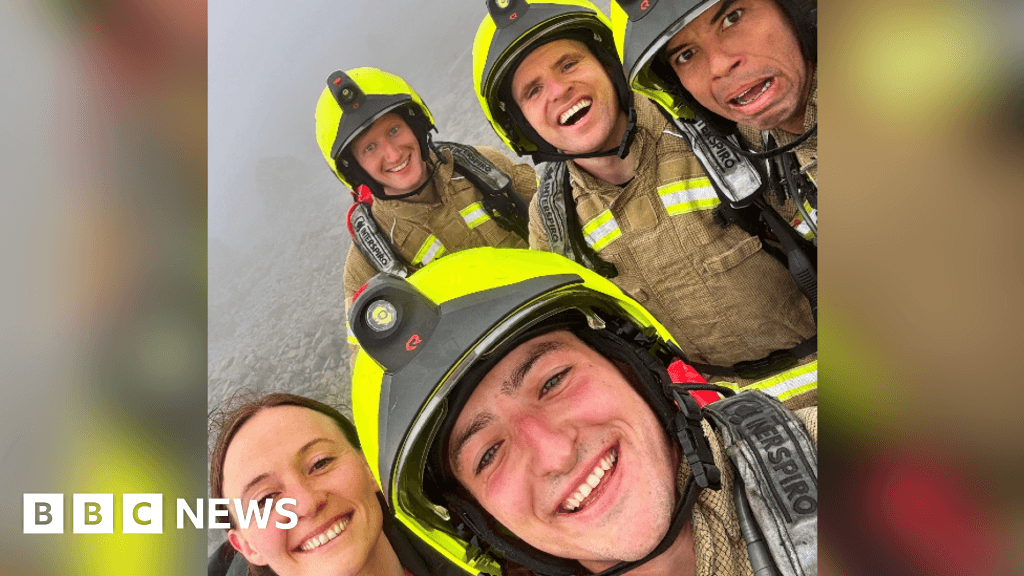 Berkshire firefighters conquer three peaks in memory of two lost