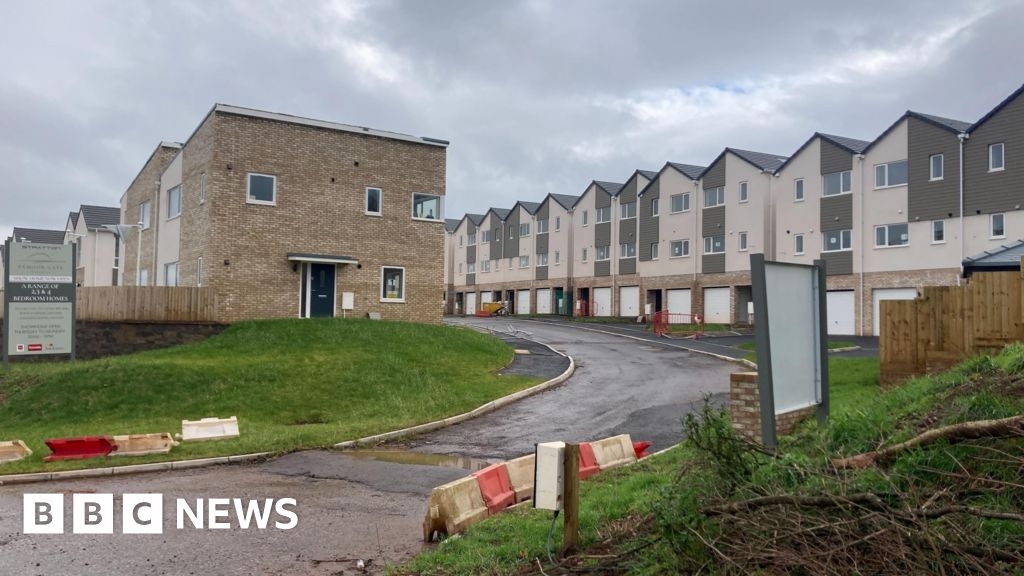 Unfinished homes in Minehead under threat as developer goes bust
