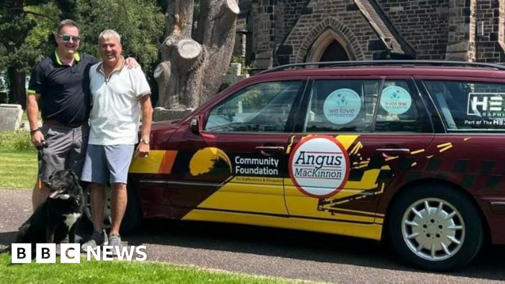 Staffordshire duo in Top Gear-style old car Alps challenge