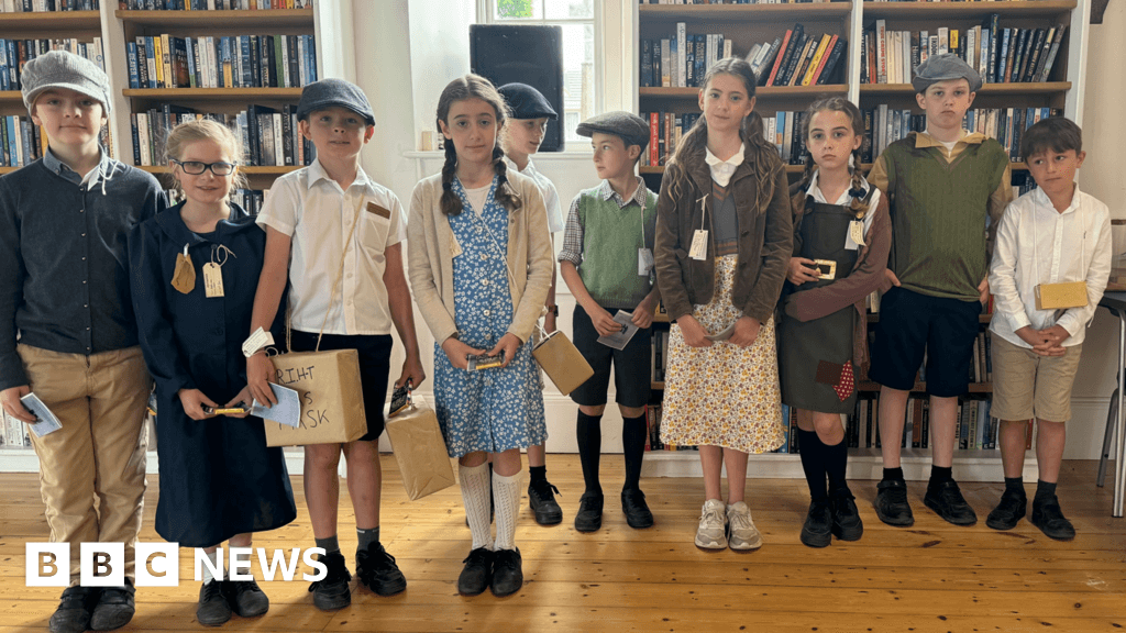 Liberation Day: St Martins schoolchildren re-enact evacuation