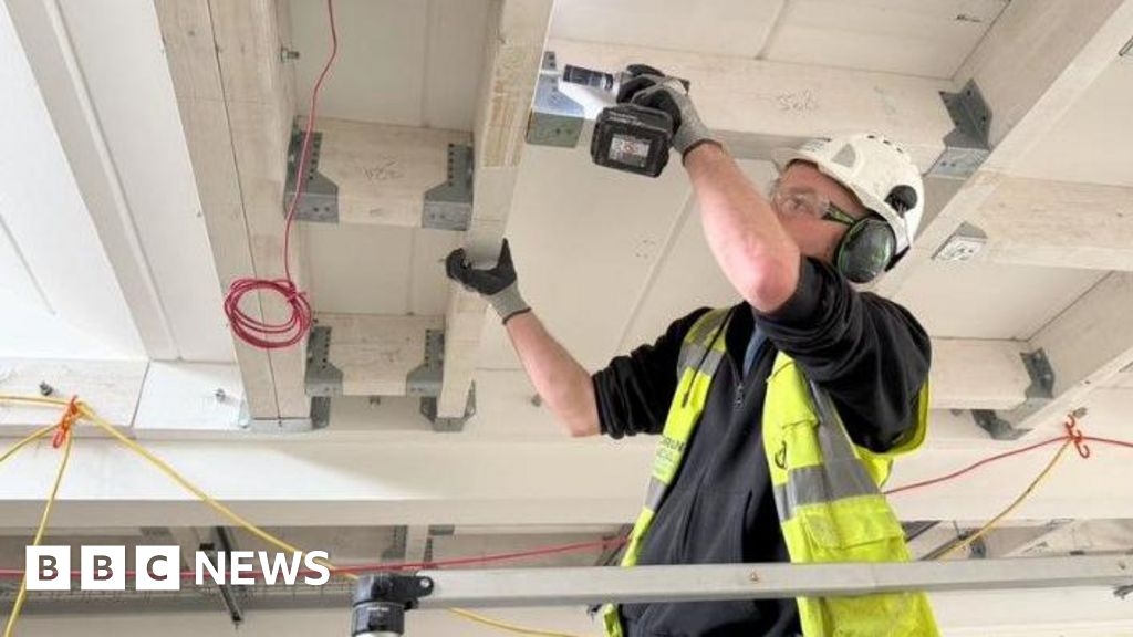 How is the James Paget hospital coping with crumbling concrete?