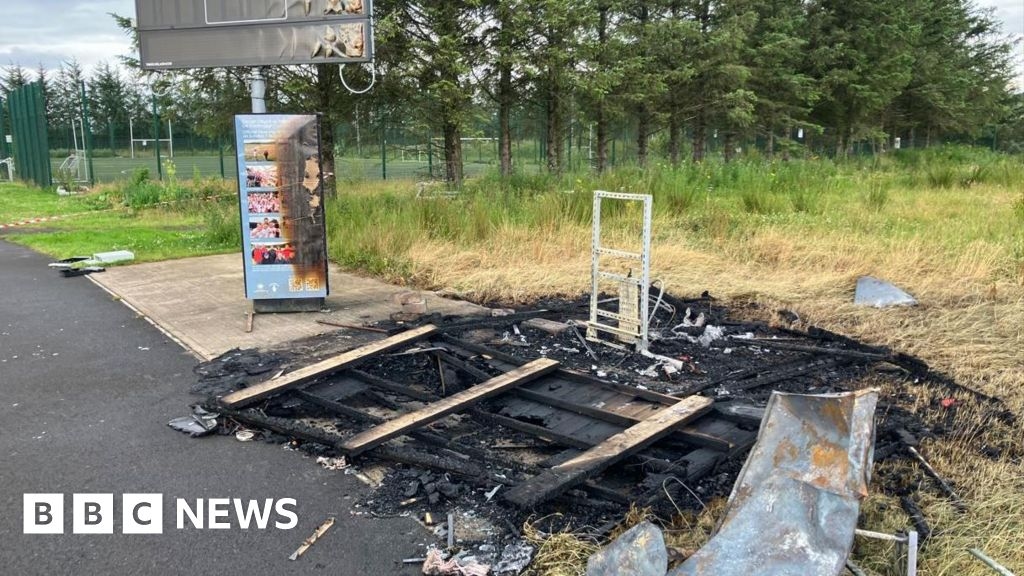 West Belfast: Fire at GAA club started deliberately, police say