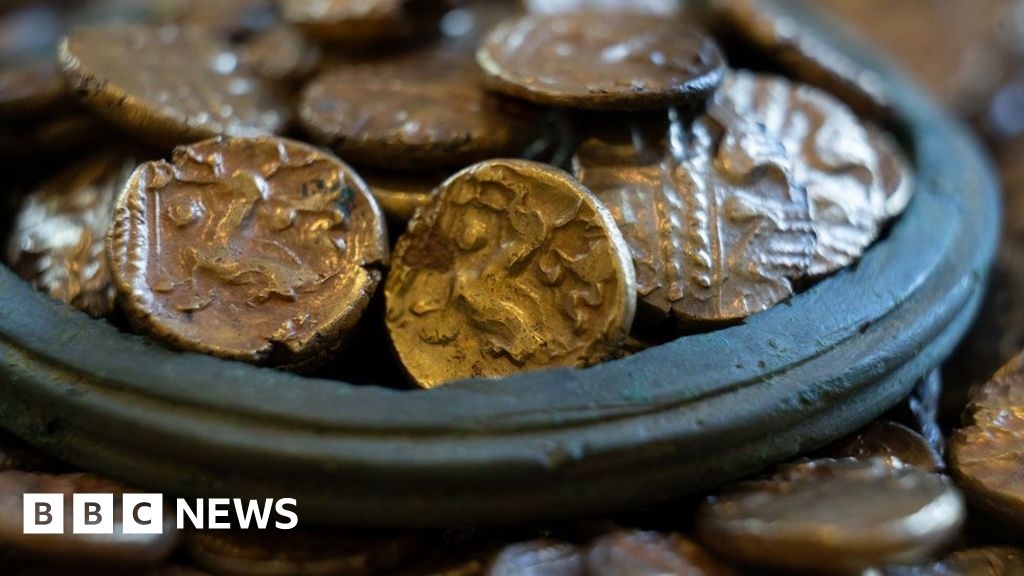 Largest Iron Age gold coin hoard acquired by Chelmsford museum