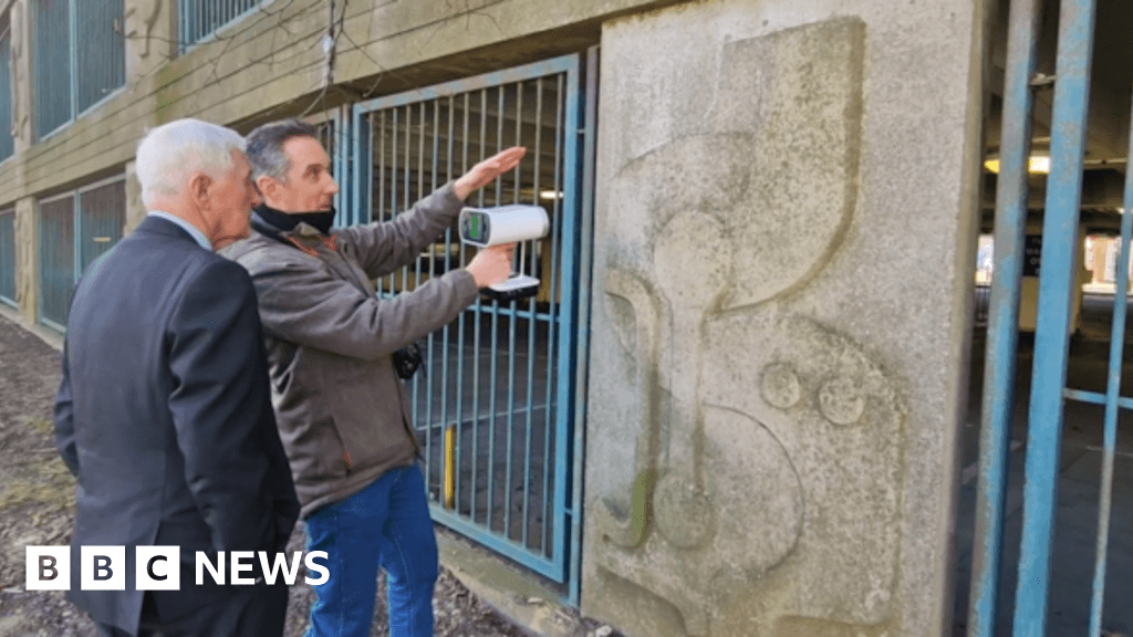 Grimsby car park's 1960s artworks being preserved with 3D scanner
