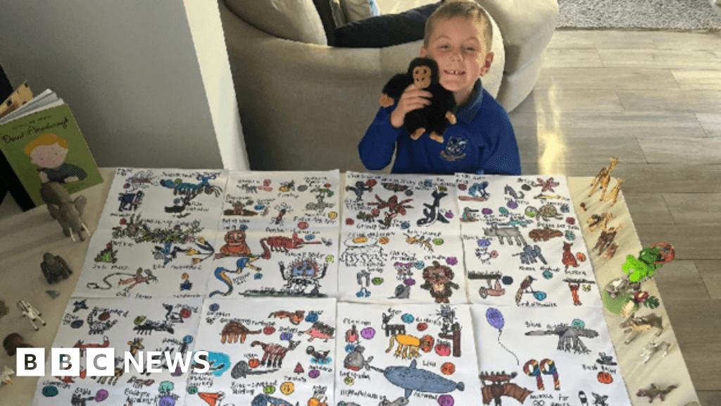Sir David Attenborough writes back to Pembrokeshire five-year-old