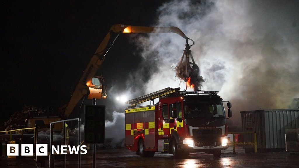 East Sussex fire service investigating Newhaven scrap yard blaze