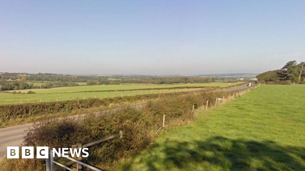 Motorcyclist dies and passenger badly hurt in crash near Newport