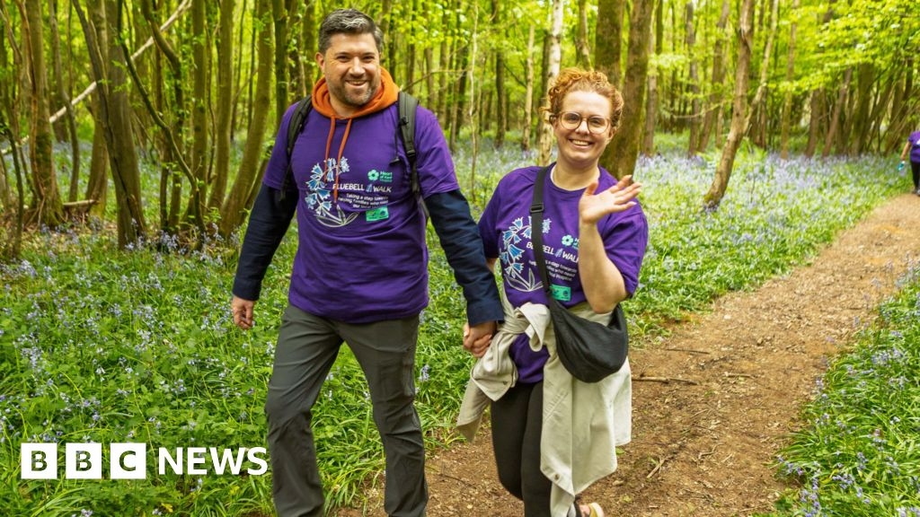 Kent hospice raises £40,000 with annual bluebell walk
