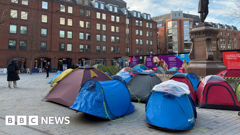 Manchester homeless camp growing 'due to activists'
