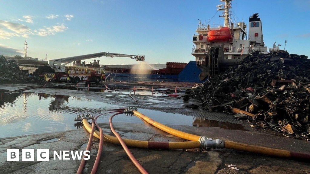 Major cargo ship fire at Hull Albert Dock extinguished